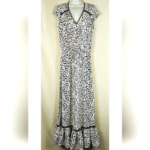 NWT Lascana Cheetah Print Maxi Dress Size 6